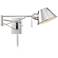 George Kovacs Chrome Plug-In Swing Arm Wall Light