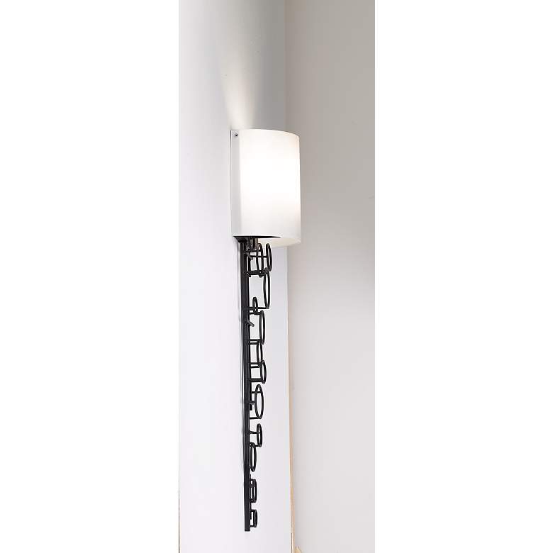 Image 4 George Kovacs Circles Collection 30” High Wall Sconce more views