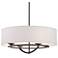 George Kovacs Circuit 24" Wide Smoked Iron Pendant