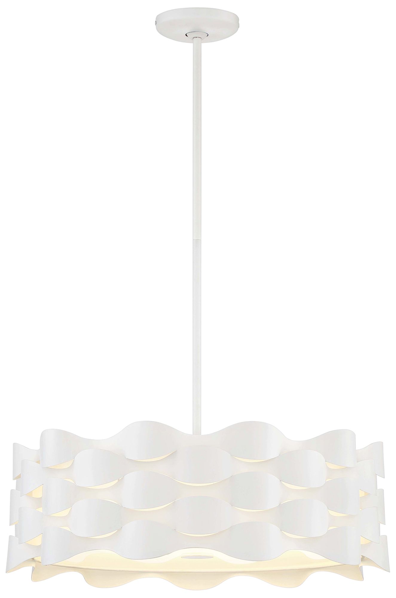 Image 3 George Kovacs Coastal Current LED Sand White Pendant with Shade more views