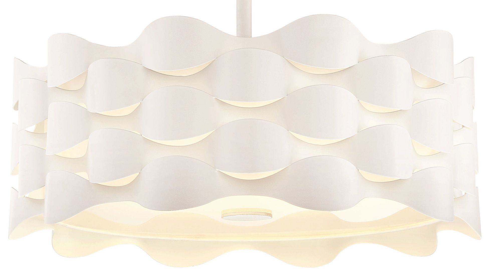 Image 3 George Kovacs Coastal Current LED Sand White Semi Flush more views