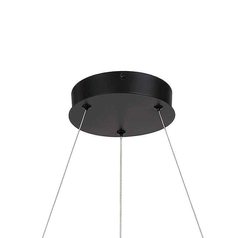 Image 3 George Kovacs Conc 1-Light LED Black Pendant more views