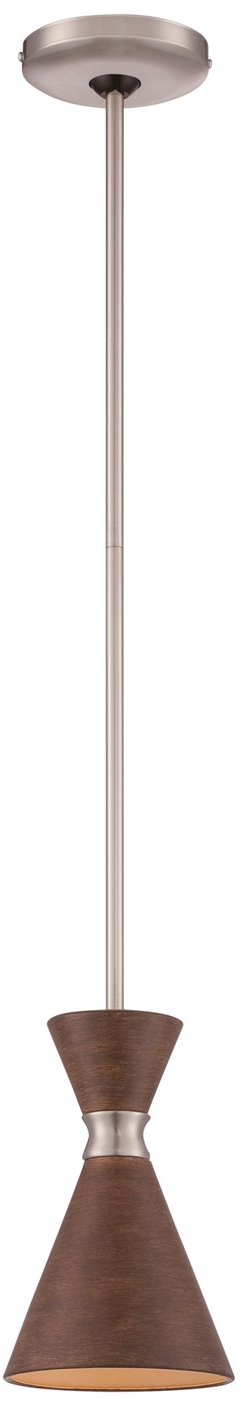 Image 5 George Kovacs Conic 1-Light Brushed Nickel Mini Pendant more views