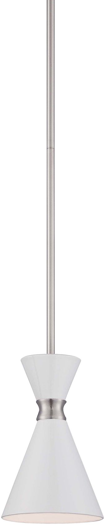 Image 2 George Kovacs Conic 1-Light Brushed Nickel Mini Pendants