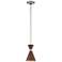 George Kovacs Conic 5 1/2" Wide 1-Light Koa Wood Mini Pendant