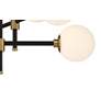3_George Kovacs Cosmet 20"W Coal and Aged Brass Ceiling Light more views