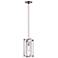 George Kovacs Crystal Clear 5 1/2" Wide Polished Nickel Mini Pendant