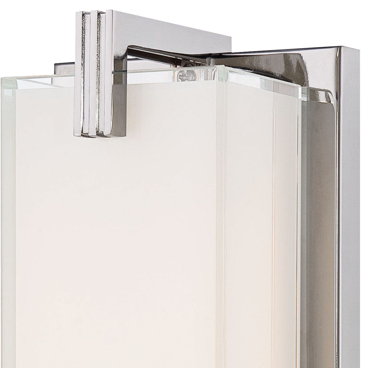 Image 2 George Kovacs Cubism 1-Light LED Chrome Wall Sconce more views