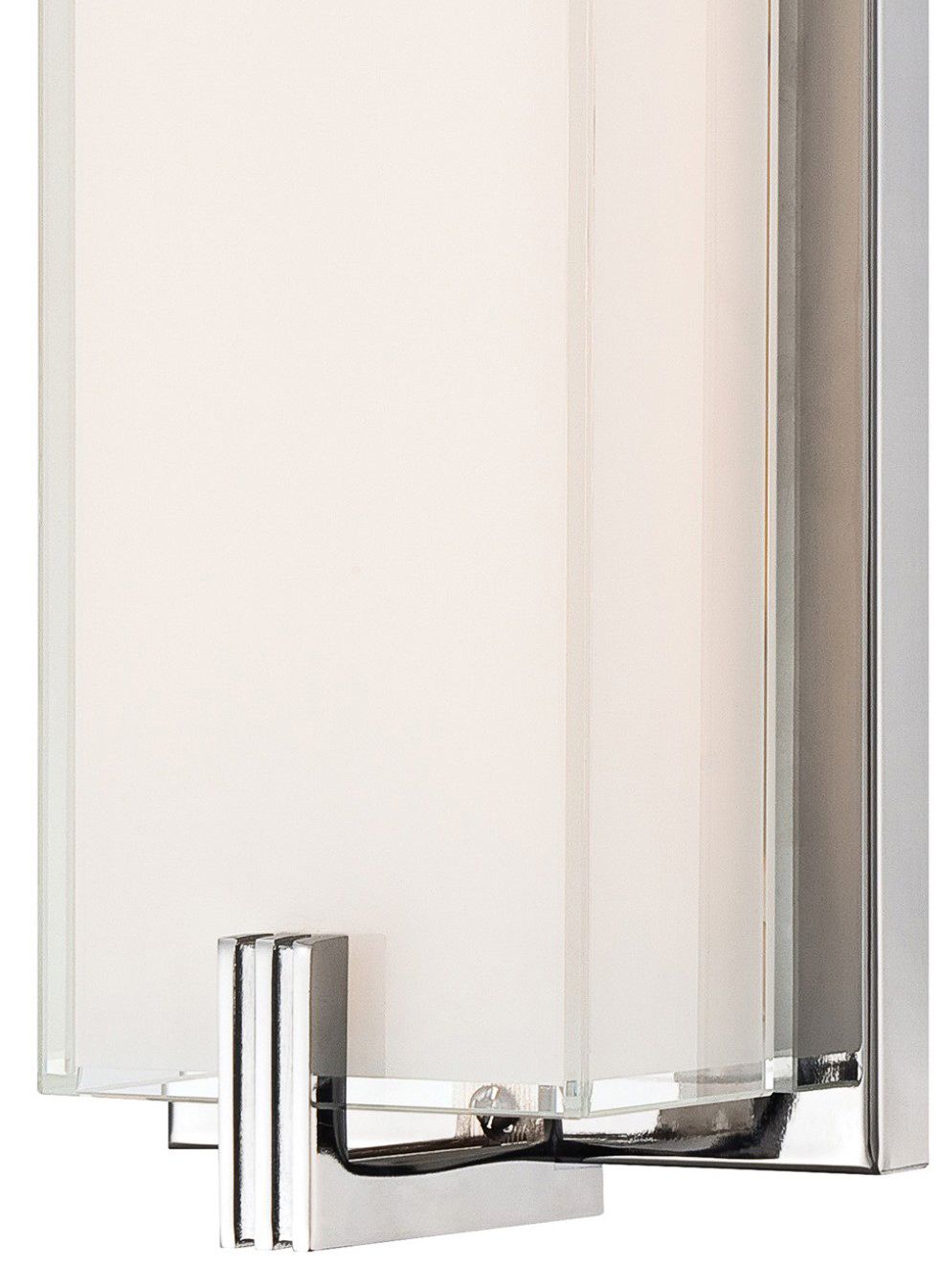 Image 3 George Kovacs Cubism 1-Light LED Chrome Wall Sconce more views