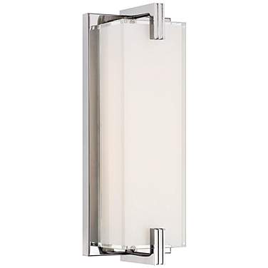George Kovacs Cubism 12 3/4" High Chrome LED Wall Sconce