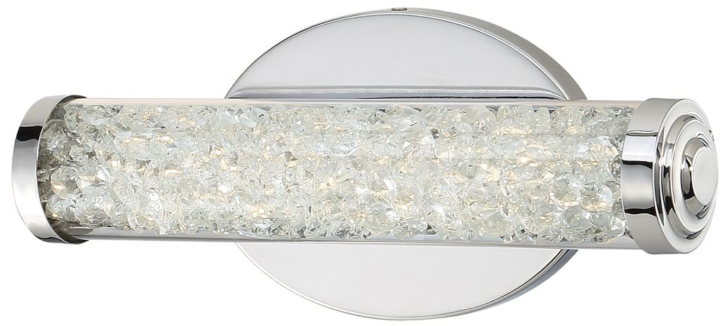 Image 6 George Kovacs Diamonds 12" Wide LED Chrome Bath Light more views