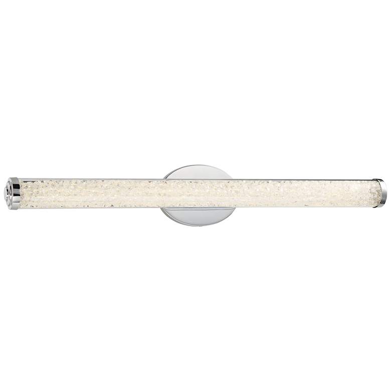 Image 1 George Kovacs Diamonds 32" Wide LED Chrome Bath Light