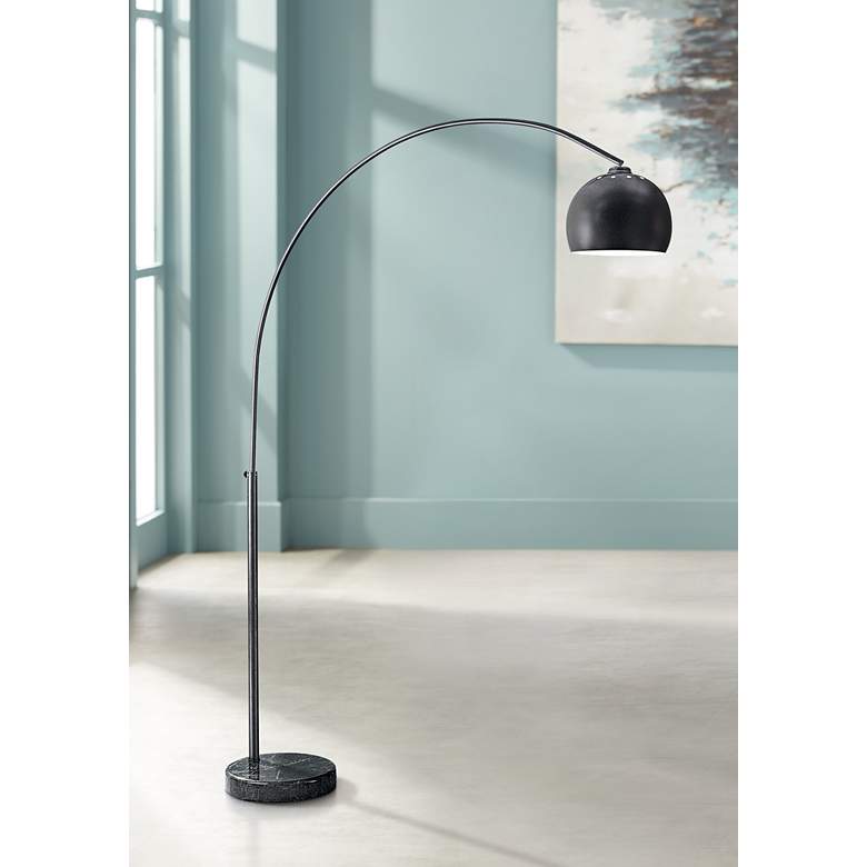 Image 1 George Kovacs Dorian Bronze Arc Floor Lamp