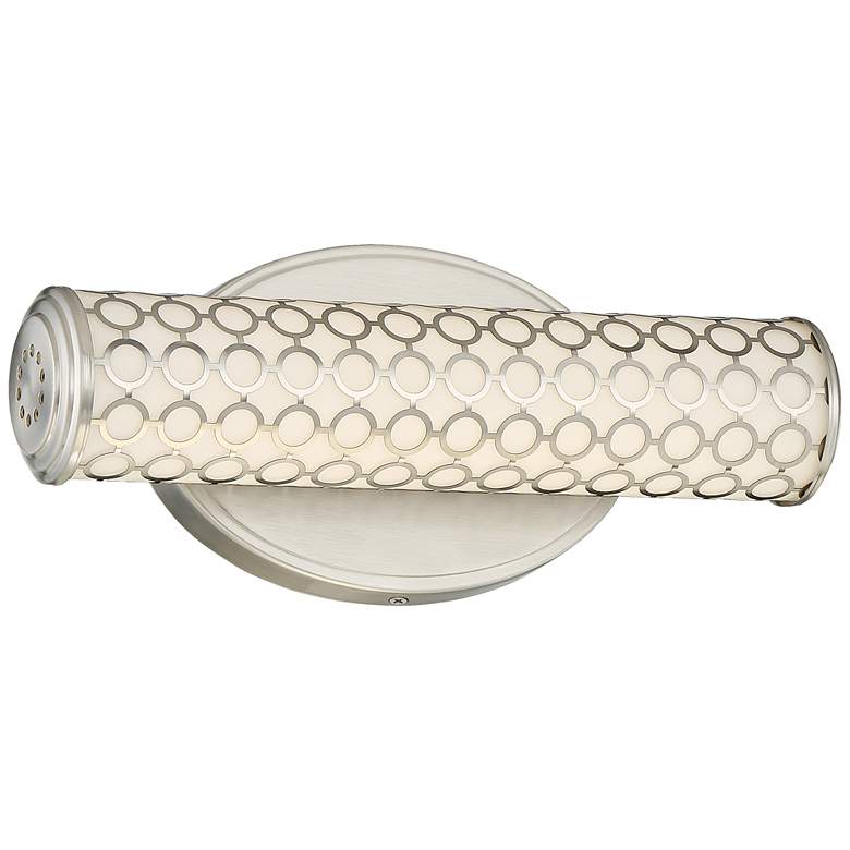 Image 1 George Kovacs Dots 12 3/4"W LED Brushed Nickel Bath Light