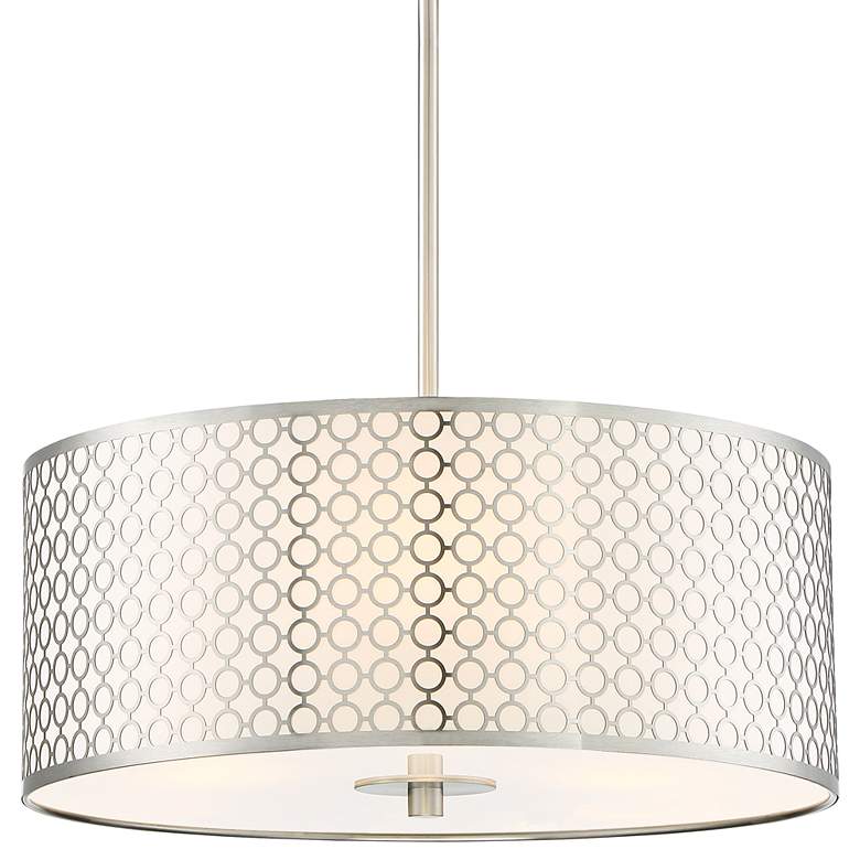 George Kovacs Dots 18&quot; Wide Brushed Nickel Pendant Light
