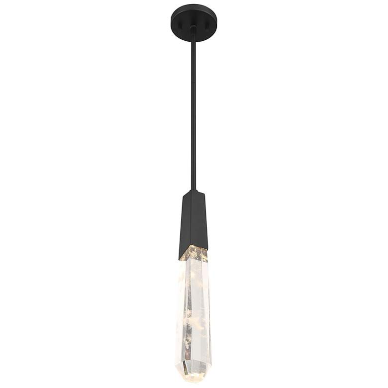 Image 4 George Kovacs Drifting Droplets 1-Light LED Black Mini Pendant more views