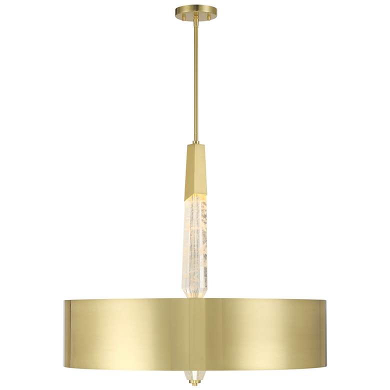 Image 3 George Kovacs Drifting Droplets 5-Light LED Vintage Brass Pendant more views