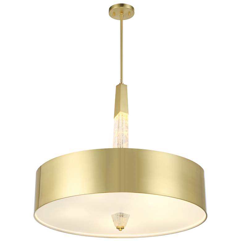Image 4 George Kovacs Drifting Droplets 5-Light LED Vintage Brass Pendant more views