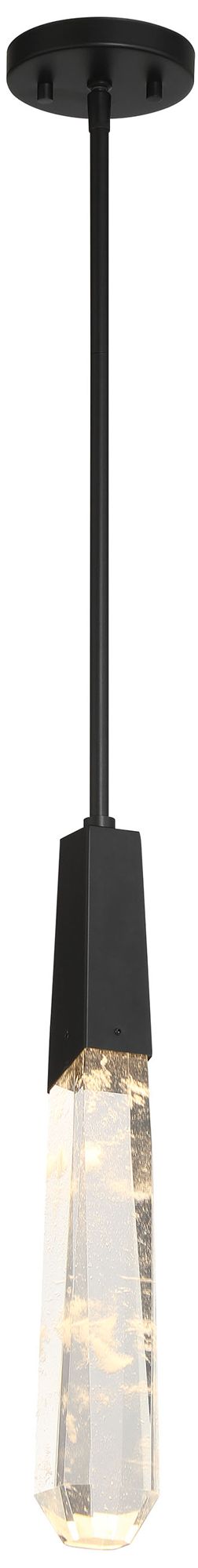 George Kovacs Drifting Droplets LED Black 2.5-in Dia Mini Pendant