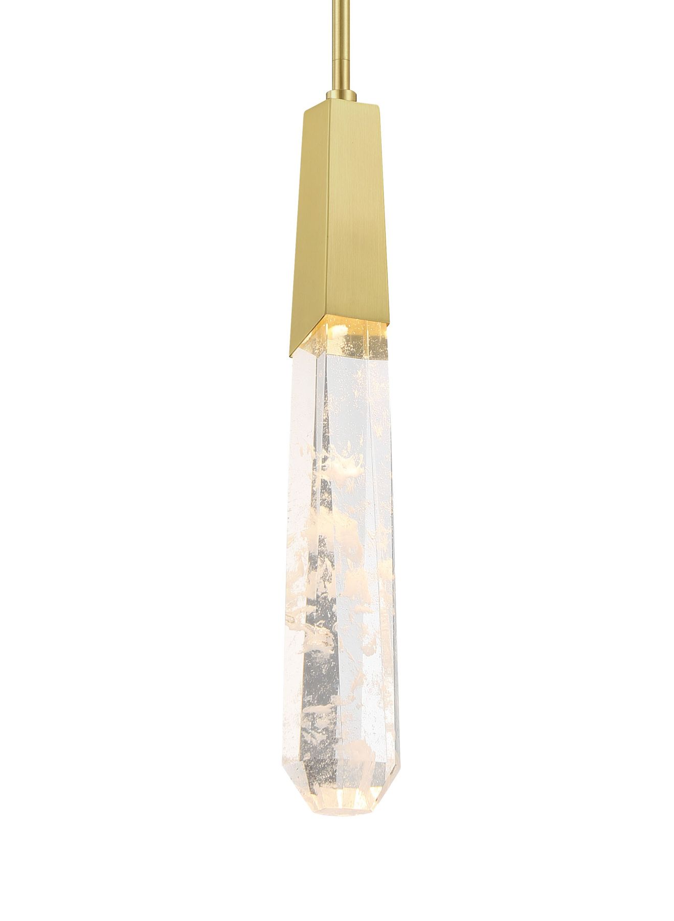Image 3 George Kovacs Drifting Droplets LED Vintage Brass Mini Pendant more views