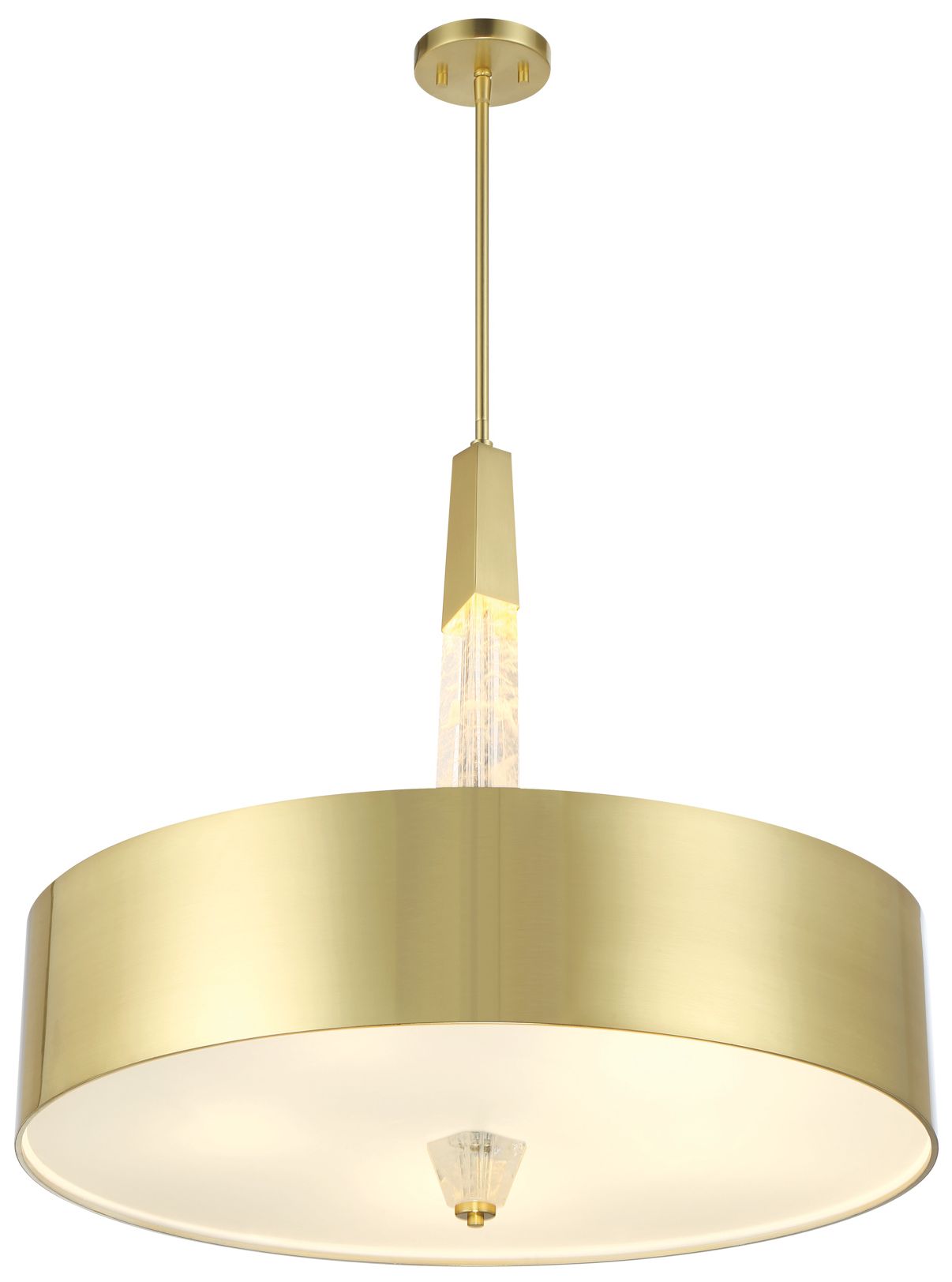 Image 5 George Kovacs Drifting Droplets LED Vintage Brass Pendant with Metal Shade more views
