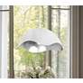 Thumbnail4 of George Kovacs Eclos 1-Light Textured White with Silver Leaf Pendant more views