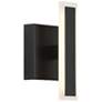 2_George Kovacs Edge 1-Light Black LED Wall Sconce
