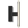 5_George Kovacs Edge 1-Light Black LED Wall Sconce more views