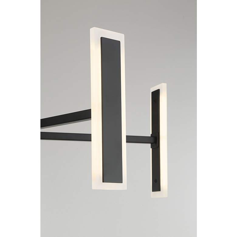 Image 5 George Kovacs Edge 5-Light Black LED Chandelier more views