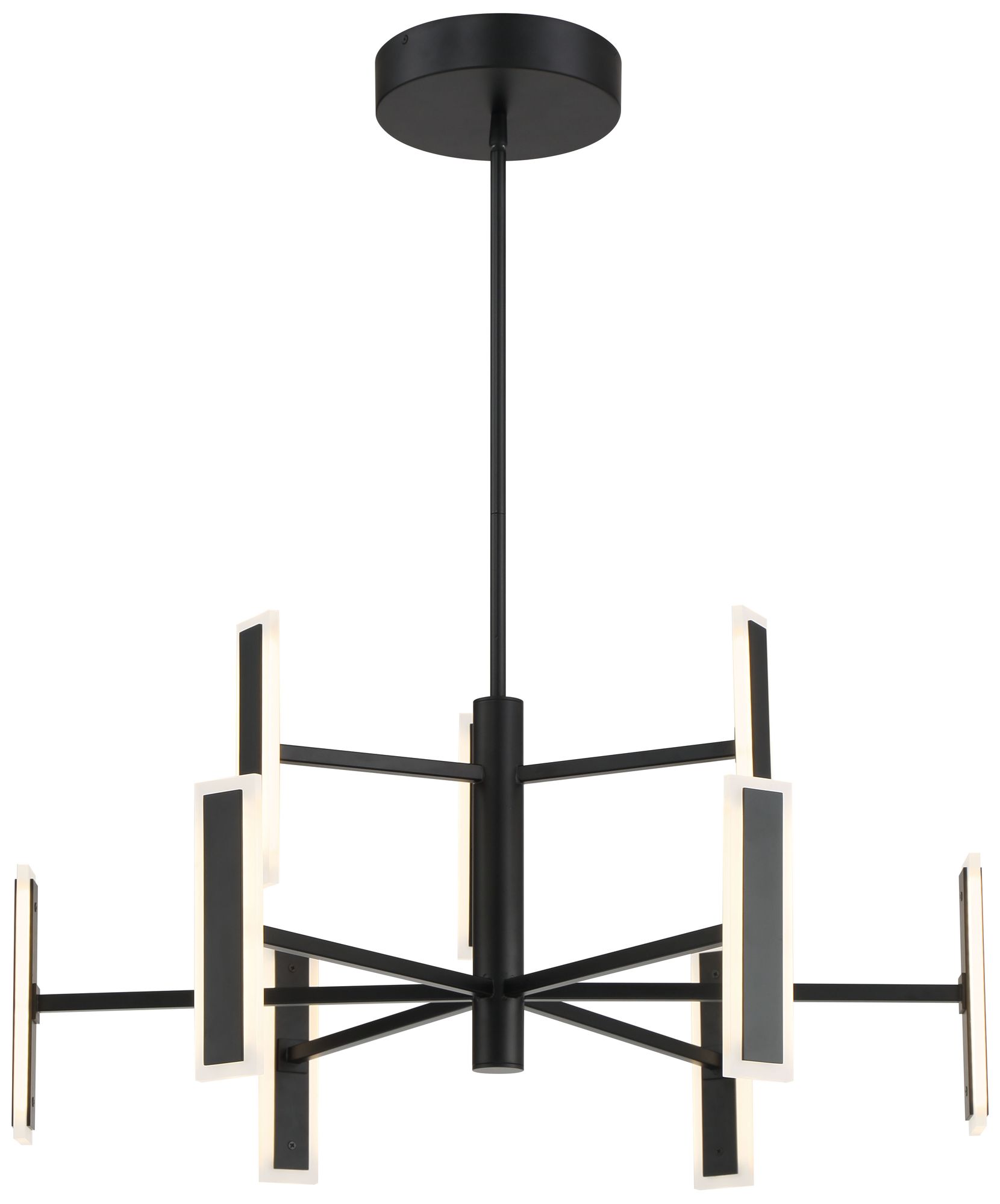 Image 2 George Kovacs Edge LED Black Chandelier more views