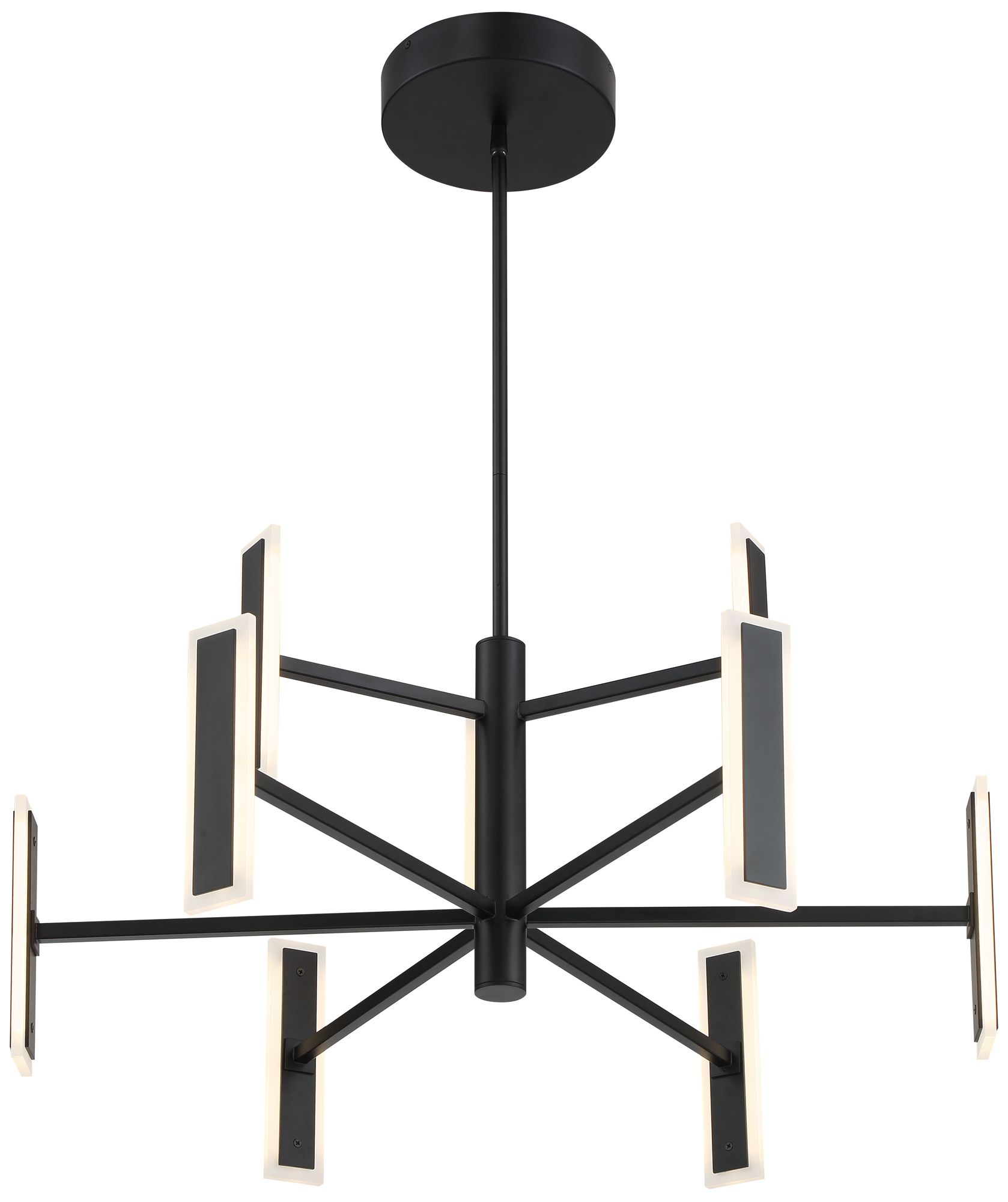 Image 3 George Kovacs Edge LED Black Chandelier more views