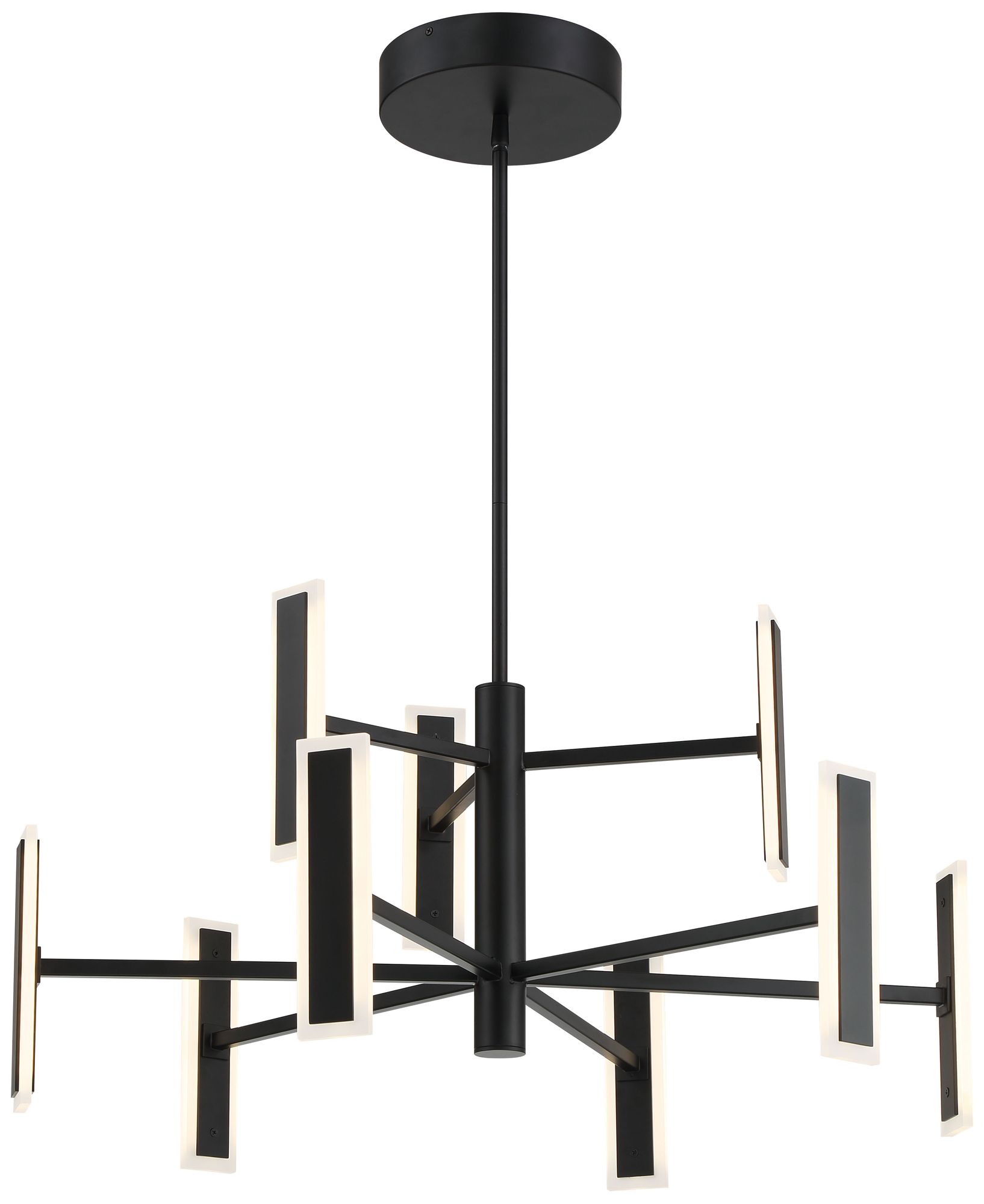 Image 4 George Kovacs Edge LED Black Chandelier more views