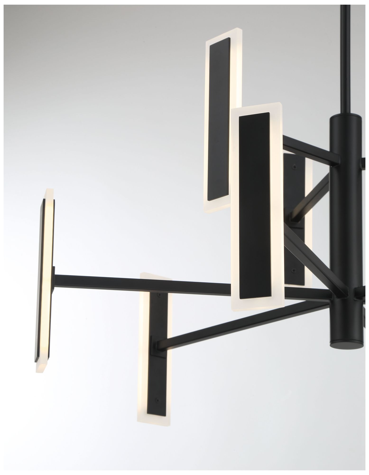 Image 5 George Kovacs Edge LED Black Chandelier more views