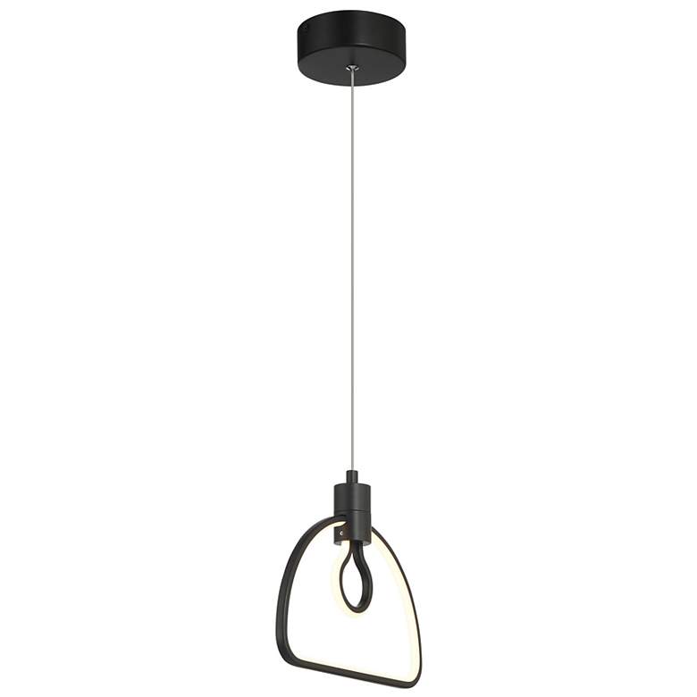 Image 3 George Kovacs Edison's Outline LED 10.38-inch Black Pendant more views