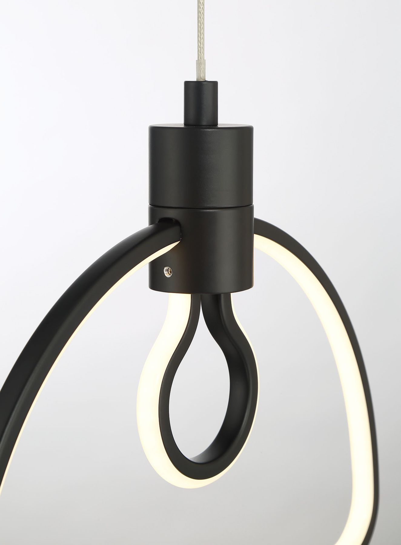 George Kovacs Edison's Outline LED 10.38-inch Black Pendant