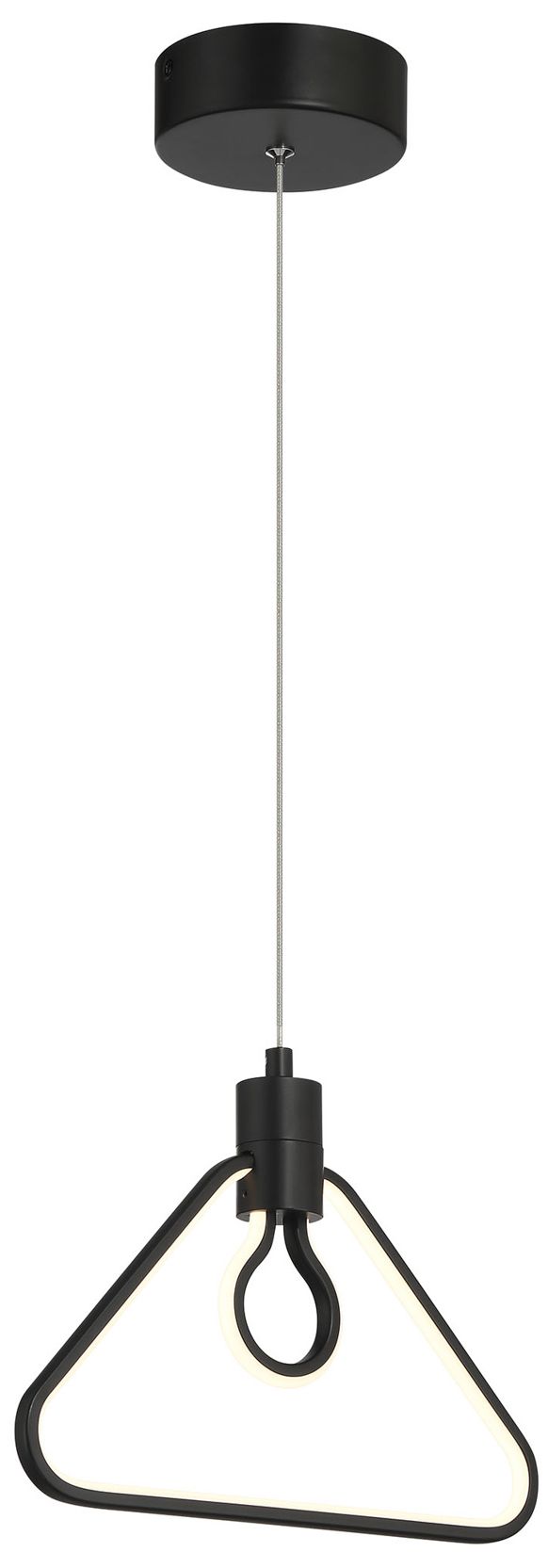 George Kovacs Edison's Outline LED 11.25-inch Black Pendant