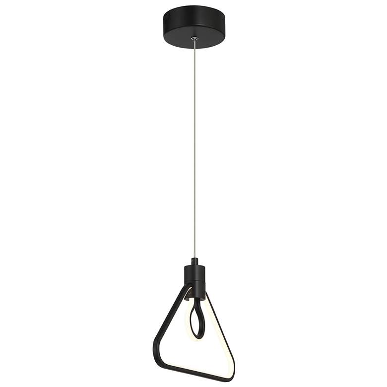 Image 5 George Kovacs Edison's Outline 1-Light LED Black Pendant more views