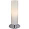 George Kovacs Energy-Saving Glossy White Cylinder Table Lamp