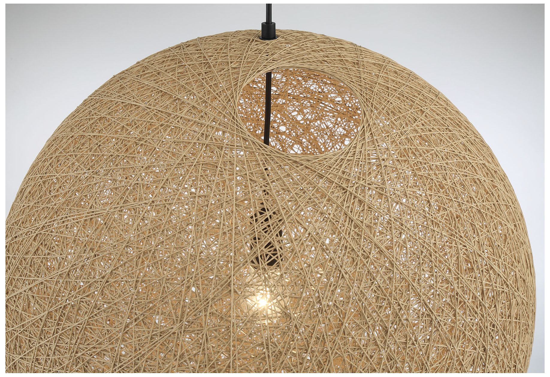 Image 5 George Kovacs Entwined 1-Light Black Pendant Light more views