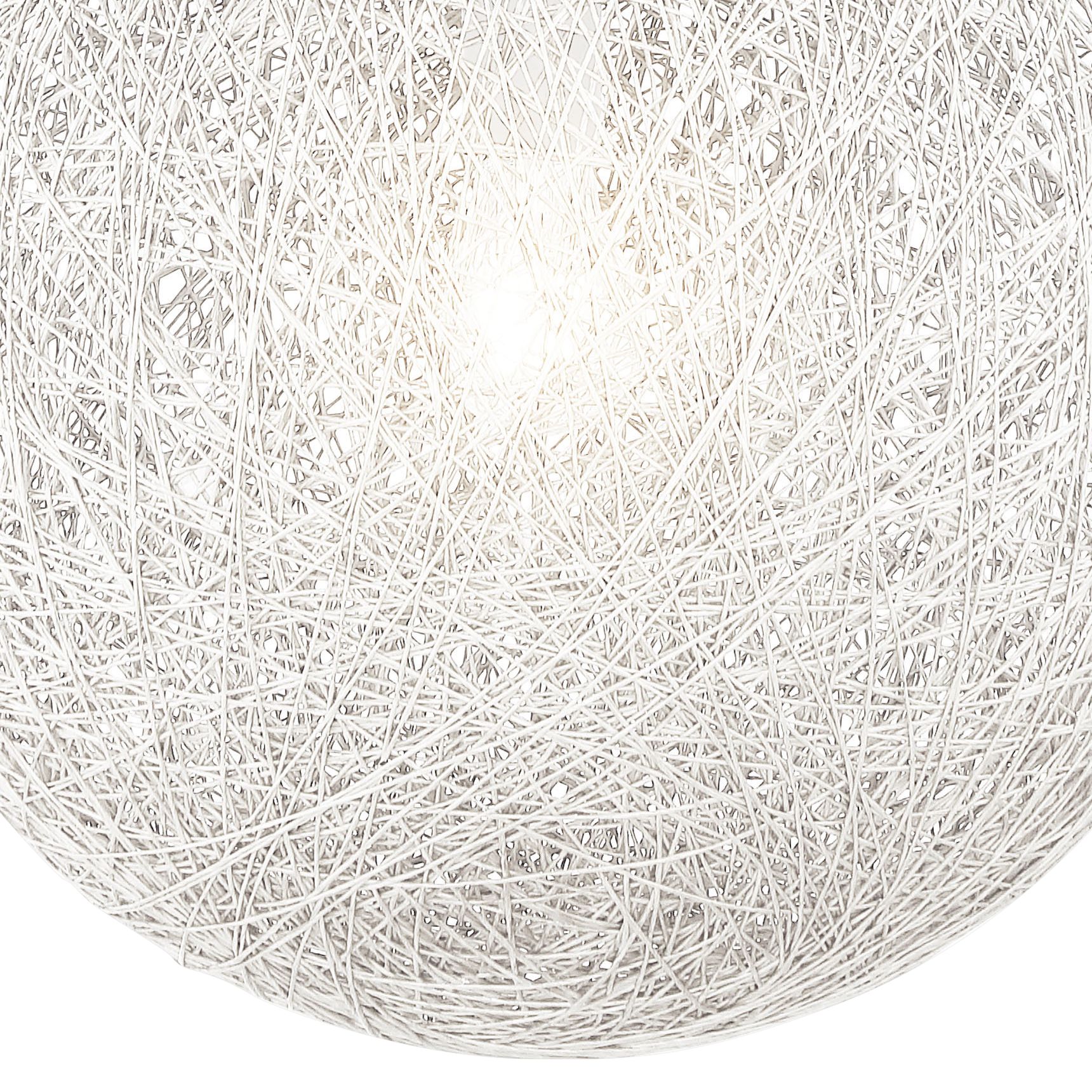 Image 3 George Kovacs Entwined 1-Light White Pendant with White Rattan Shade more views