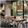 4_George Kovacs Entwined 24" Wide Modern Natural Rattan Globe Pendant more views