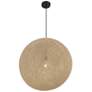 7_George Kovacs Entwined 24" Wide Modern Natural Rattan Globe Pendant more views