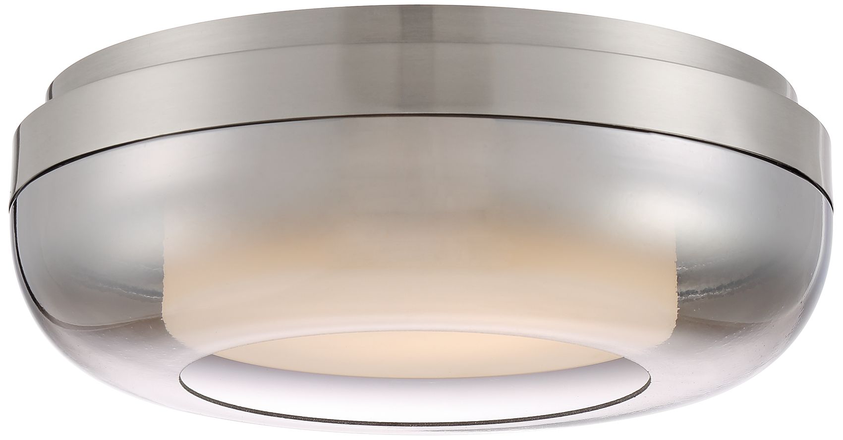 Image 2 George Kovacs First Encounter LED 15-inch Brushed Nickel Flush Mount