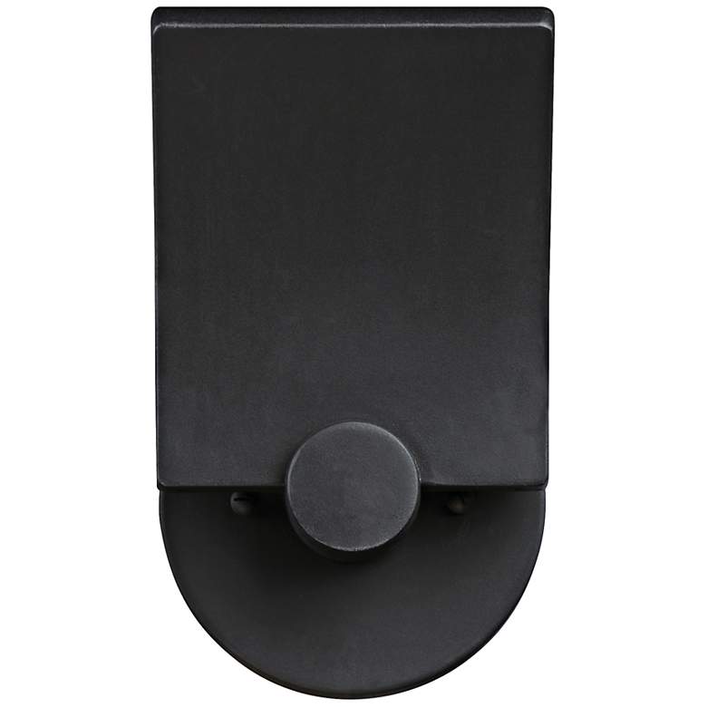 Image 2 George Kovacs Flipout 8 1/4 inchH Black LED Outdoor Wall Light more views