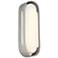 George Kovacs Floating Oval 15"H LED Silver Wall Sconce