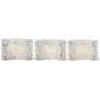 1_George Kovacs Forest Ice 29" Wide Chrome 3-Light LED Bath Light