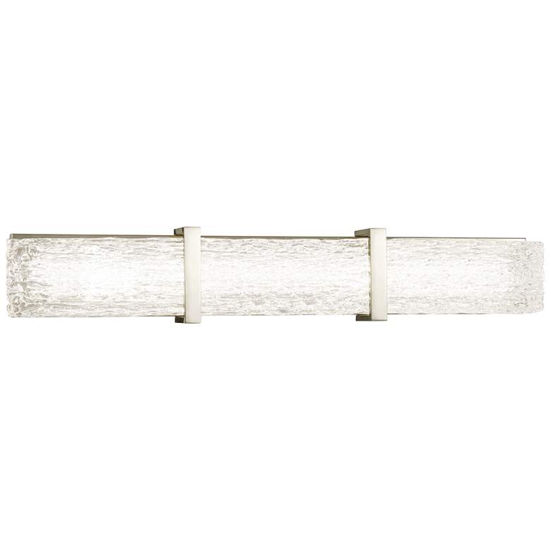 Image 2 George Kovacs Forest Ice II 33" Wide Chrome LED Bath Light