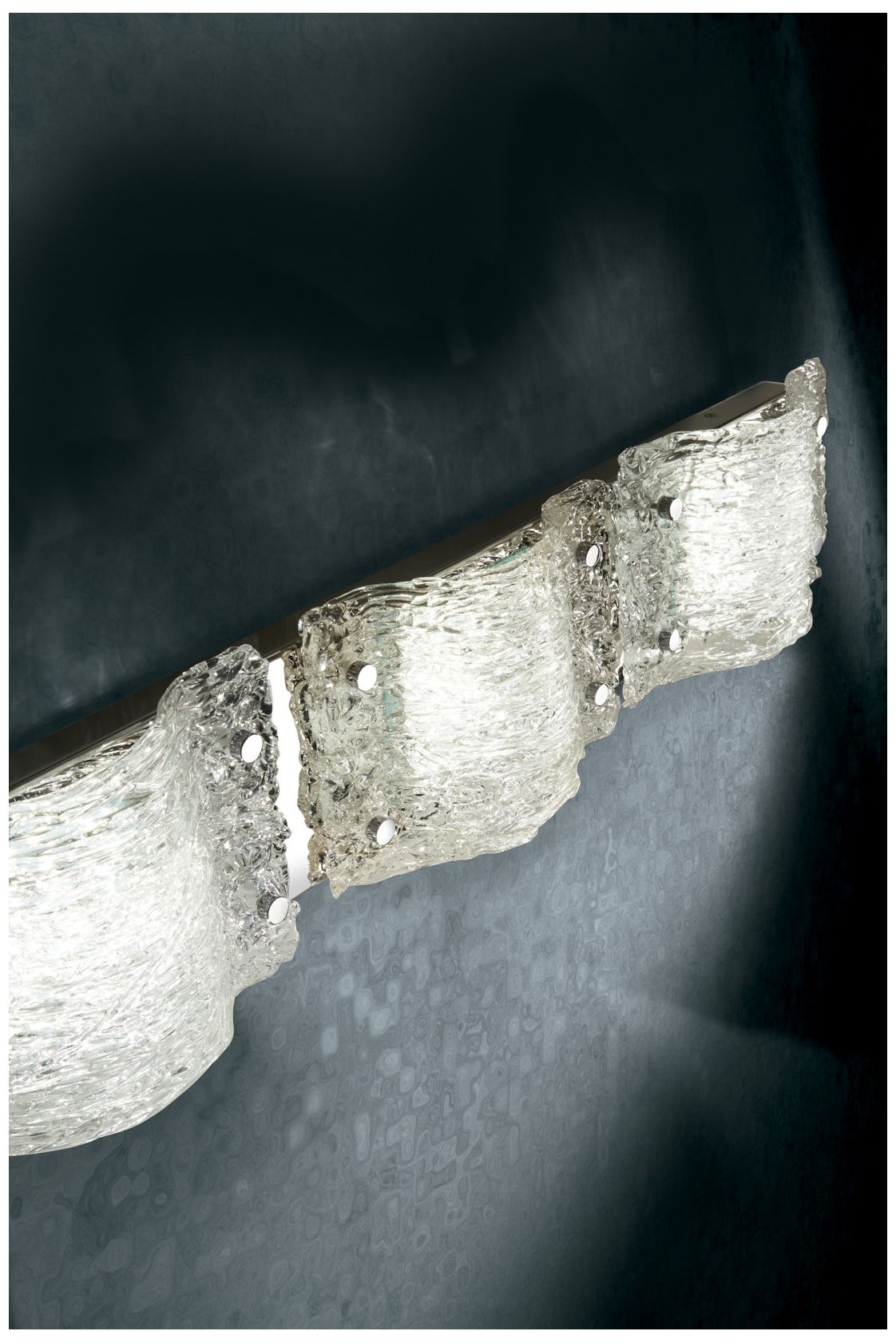 Image 3 George Kovacs Forest Ice LED 3-Light Chrome Vanity Light more views