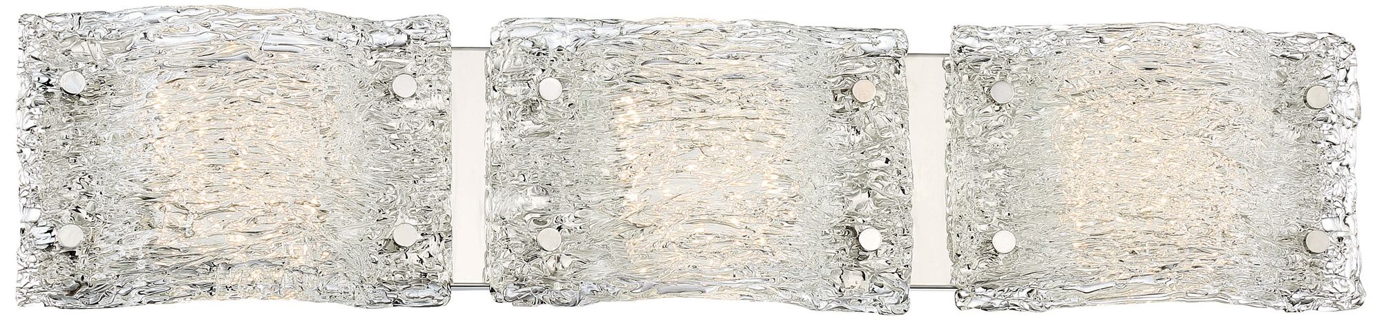 Image 5 George Kovacs Forest Ice LED 3-Light Chrome Vanity Light more views