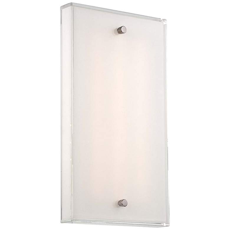 Image 2 George Kovacs Framework 12" High Nickel LED Wall Sconce